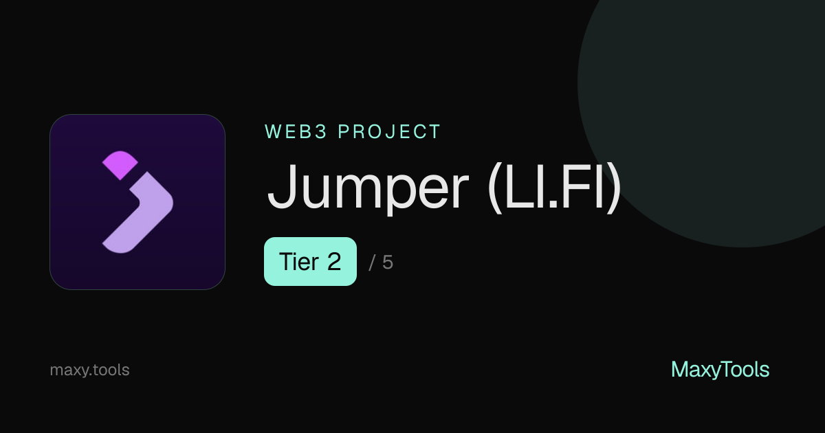 Jumper (LI.FI) - 其他项目 | Maxy Tools