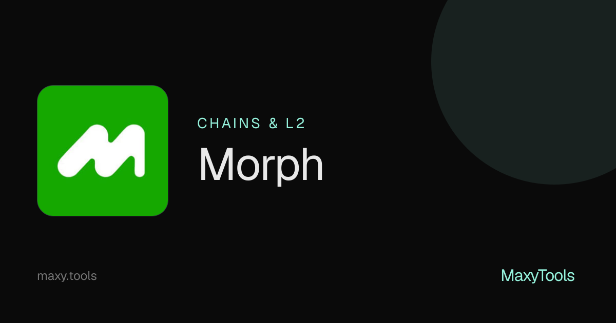 Morph - 已下架 on MaxyTools | Maxy Tools