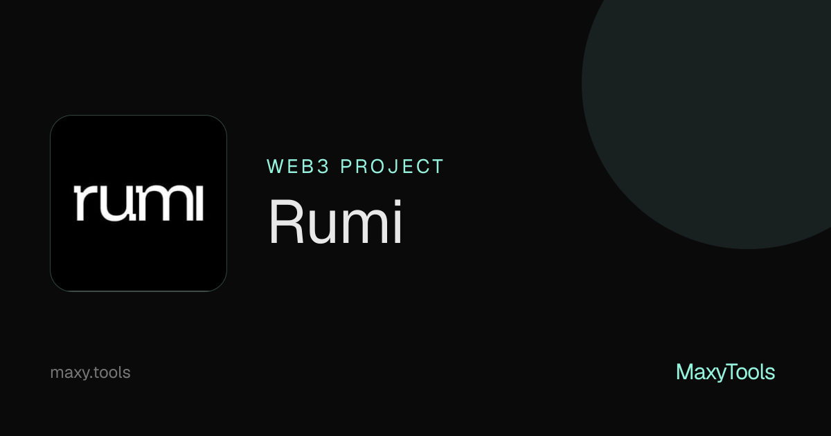 Rumi - 중단 on MaxyTools | Maxy Tools